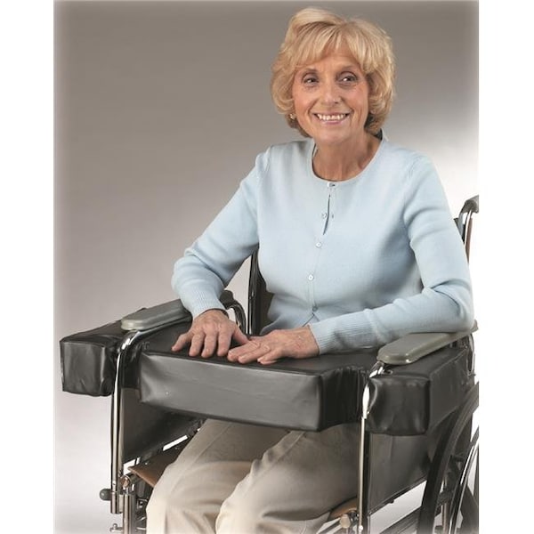 Skil-Care Skil-Care 307030 4 in. Lap Top Thick 16 in. Cushion with Cutouts for Half-Arm Wheelchairs 307030 - main